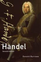 Couverture du livre « Handel » de Burrows Donald aux éditions Oxford University Press Usa