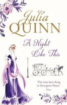 Couverture du livre « A Night Like This » de Julia Quinn aux éditions Epagine