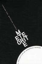 Couverture du livre « Météorite ; looking far, watching closely ; a reflection by Gabriele Pezzini » de Gabriel Pezzini aux éditions Archibooks