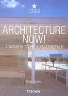 Couverture du livre « Architecture now » de  aux éditions Taschen