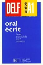 Couverture du livre « Delf Unite A1 ; Livre D'Activites » de Descayrac aux éditions Hachette Education