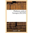 Couverture du livre « Plaidoyers, arrêts et harangues de Me Claude Henrys » de Henrys Claude aux éditions Hachette Bnf