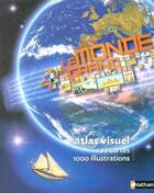 Couverture du livre « Le monde en grand ; atlas visuel, 100 cartes, 1000 illustrations » de Chemery/Collectif aux éditions Nathan