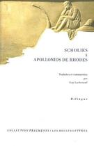 Couverture du livre « Scholies à Apollonios de Rhodes » de Guy Lachenaud aux éditions Belles Lettres