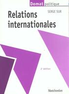 Couverture du livre « Relations internationales » de Serge Sur aux éditions Lgdj