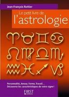Couverture du livre « L'astrologie » de Jean-Francois Rottier aux éditions First