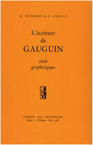 Couverture du livre « L'écriture de Gauguin » de Patrick O'Reilly aux éditions Societe Des Oceanistes