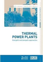 Couverture du livre « Thermal power plants » de Waute et Johnson et Martin aux éditions Pu De Louvain