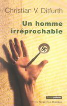 Couverture du livre « Un homme irréprochable » de Christian Von Ditfurth aux éditions Jacqueline Chambon