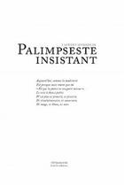 Couverture du livre « Palimpseste insistant » de Laurent Demoulin aux éditions Tetras Lyre