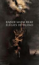 Couverture du livre « Élégies de Duino » de Rainer Maria Rilke aux éditions Allia