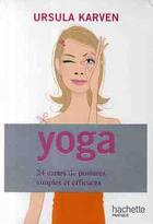 Couverture du livre « La boite à yoga » de Karven-U aux éditions Hachette Pratique