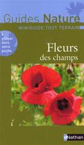 Couverture du livre « Fleurs des champs » de Veronique Cezard aux éditions Nathan