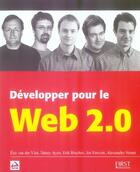 Couverture du livre « Developper pour le web 2.0 » de Van Der Vlist/Ayers aux éditions First Interactive