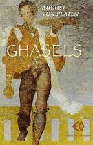 Couverture du livre « Ghasels » de August Von Platen aux éditions Erosonyx