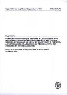 Couverture du livre « Rapport de la consultation technique destinee a la redaction d'un instrument juridiquement contraign » de  aux éditions Fao