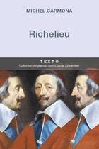 Couverture du livre « Richelieu » de Michel Carmona aux éditions Tallandier