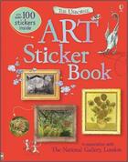 Couverture du livre « Art sticker book » de Sarah Courtauld et Holly Surplice aux éditions Usborne