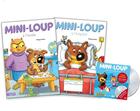 Couverture du livre « Mini-Loup à l'école ; Mini-Loup à l'hôpital » de Philippe Matter aux éditions Hachette Enfants