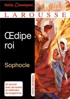 Couverture du livre « Oedipe roi » de Sophocle aux éditions Larousse