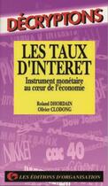 Couverture du livre « Taux D'Interet » de Dhordain aux éditions Organisation