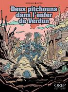 Couverture du livre « Deux pitchouns dans l'enfer de Verdun » de Regis Hector et Marc-Antoine Deroubaix aux éditions Orep