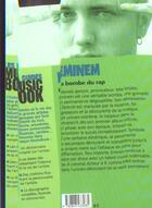Couverture du livre « Eminem de a à z » de Mathias Goudeau aux éditions L'express