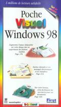 Couverture du livre « Windows 98 Poche Visuel » de Marangraphics aux éditions First Interactive
