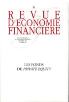 Couverture du livre « Les fonds de private equity » de  aux éditions Association D'economie Financiere