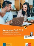 Couverture du livre « Kompass daf ; C1.2 ; livre et cahier d'activités (audios et vidéos inclus) » de Hans Peter Richter aux éditions Klett Editions