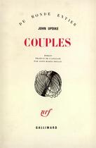 Couverture du livre « Couples » de John Updike aux éditions Gallimard