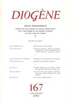 Couverture du livre « Diogene 167 » de Collectif Gallimard aux éditions Gallimard