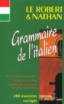 Couverture du livre « Rob & nath grammaire italienn » de Ferdeghini-Varejka aux éditions Nathan