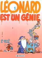 Couverture du livre « Léonard T.1 ; Léonard est un génie » de Bob De Groot et Turk aux éditions Lombard