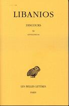 Couverture du livre « Discours t.3 » de Libanios aux éditions Belles Lettres