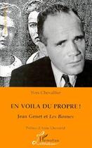 Couverture du livre « En voilà du propre ! Jean Genet et les bonnes » de Yves Chevallier aux éditions L'harmattan