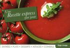 Couverture du livre « Une recette express par jour (édition 2013) » de  aux éditions Hugo Image