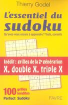 Couverture du livre « L'essentiel du sudoku » de Thierry Godel aux éditions Favre