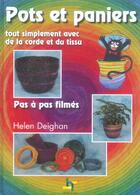 Couverture du livre « Pots en corde » de Helen Deighan aux éditions De Saxe