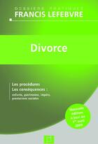 Couverture du livre « Divorce (3e édition) » de  aux éditions Lefebvre
