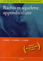 Couverture du livre « Diagnostic ostéopathique ; rachis & squelette appendiculaire » de Le B Huteau B aux éditions Maloine