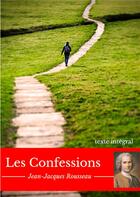 Couverture du livre « Les confessions » de Jean-Jacques Rousseau aux éditions Books On Demand