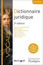 Couverture du livre « Dictionnaire juridique (3e édition) » de Catherine Puigelier et Collectif aux éditions Bruylant