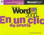 Couverture du livre « Microsoft word 2000 » de Jerry Joyce et Marianne Moon aux éditions Microsoft Press