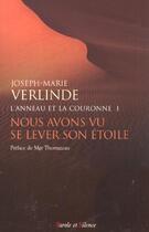 Couverture du livre « Nous avons vu se lever son etoile t1 » de Verlinde Jm aux éditions Parole Et Silence