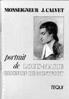 Couverture du livre « Portrait de louis-marie grignion de montfort » de Jean Calvet aux éditions Tequi