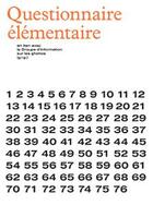 Couverture du livre « Questionnaire élémentaire » de Sonia Chiambretto et Yoann Thommerel aux éditions Laboratoires D'aubervilliers