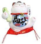 Couverture du livre « Chat maneki neko porte-bonheur succes tirelire ceramique - 10,5 cm » de  aux éditions Dg-exodif