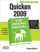 Couverture du livre « Quicken 2009: the missing manual » de Bonnie Biafore aux éditions O'reilly Media