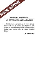 Couverture du livre « Un étranger dans la maison » de Patricia Macdonald aux éditions Albin Michel